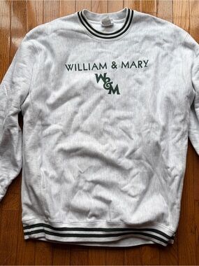 William & Mary Champion REVERSE WEAVE Sweatshirt Gray XL-Extra Large Soft And